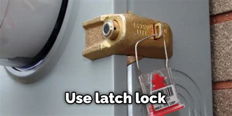 can you put a lock on outside electrical boxes|electric meter box lock bunnings.